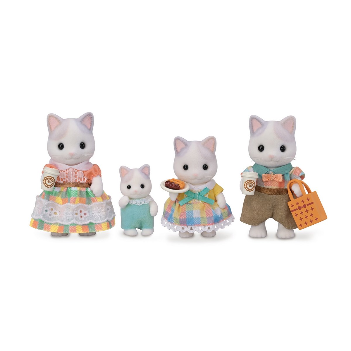 Familia Gatos Leche  Sylvanian Families